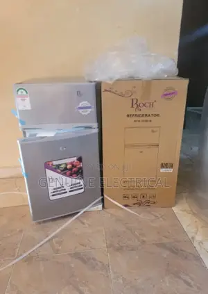 Brand New Roch RFR-110D-B Double Door Fridge, 85L