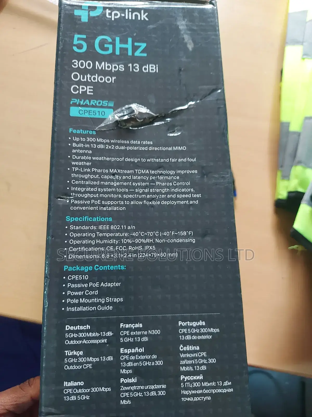 Tp-Link CPE510 Outdoor CPE 5ghz 300mbps 13dbi