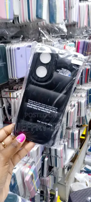 OPPO A58 the North Face Puffer Edition Black Bumper Case