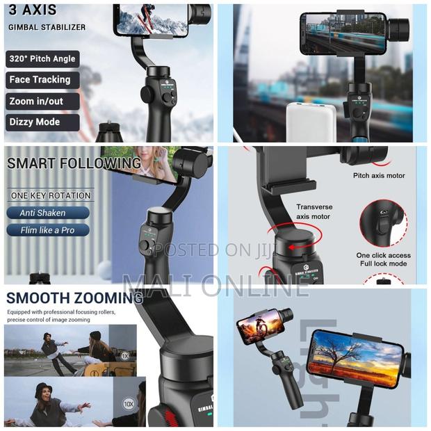 3-Axis Handheld Stabilizer F10 for Live Video Vlogging - thumbnail 2
