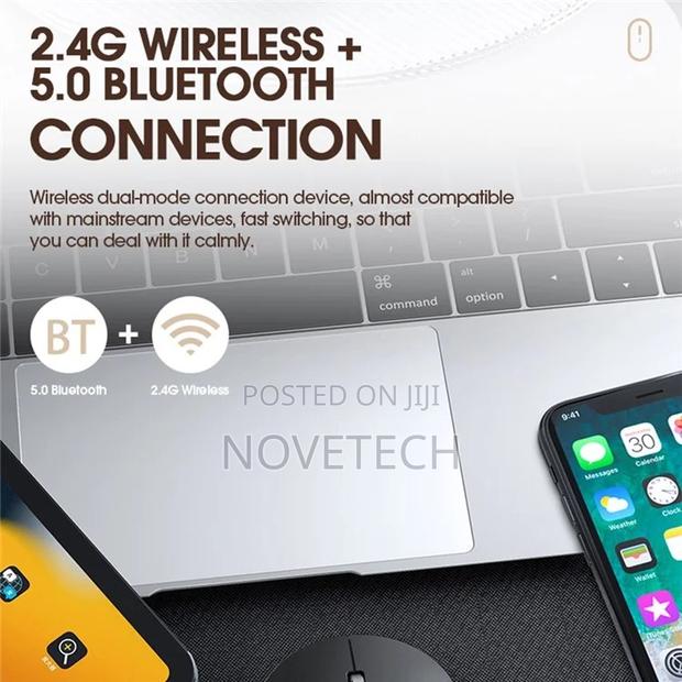 T-Wolf X2 Rechargeable 2.4G+Bluetooth Wireless Silent Mouse - thumbnail 2