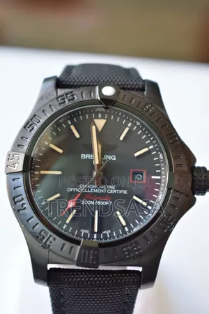 Breitling Avenger Black Bird Automatic Black Dial and Canvas