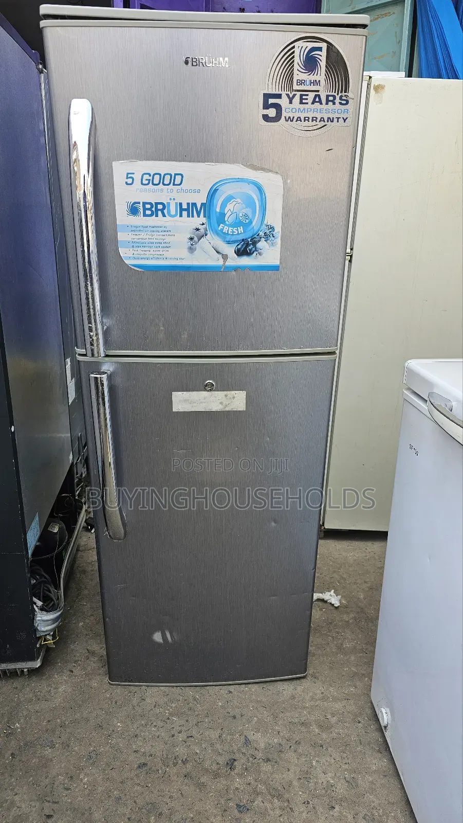 Bruhm 150L Two Door Fridge