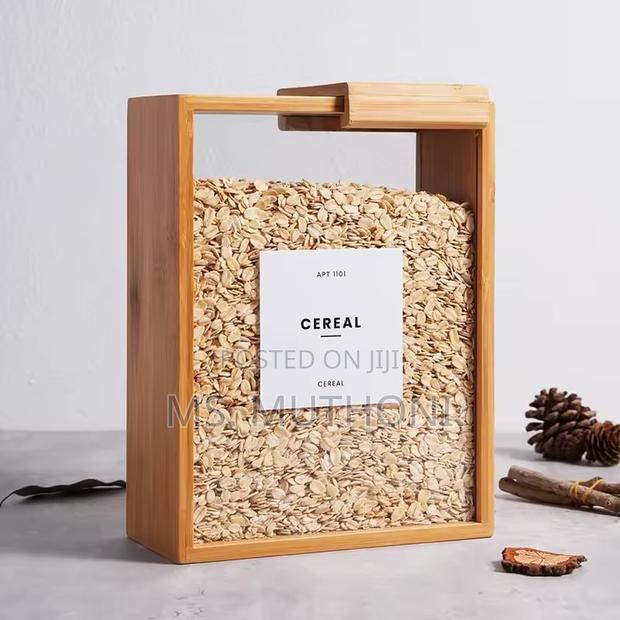 Custom Bamboo Food Storage Containers - main view