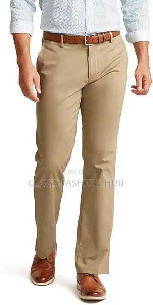 Biege Khaki Trousers for the African Men