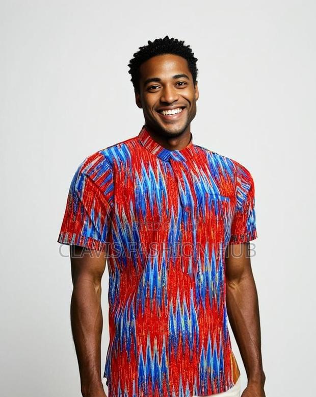 African Heritage Kitenge Shirt for Men - thumbnail 2