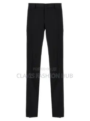 Black Dress Pants for Office Wear- Men
