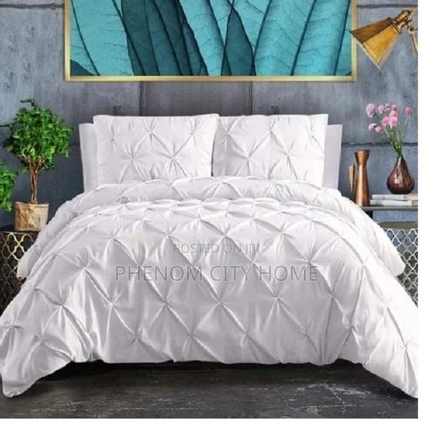 White Pintuck Duvet Cover Set - thumbnail 2