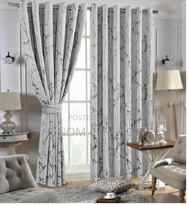 Grey Ready Made Curtains for Normal Size Window