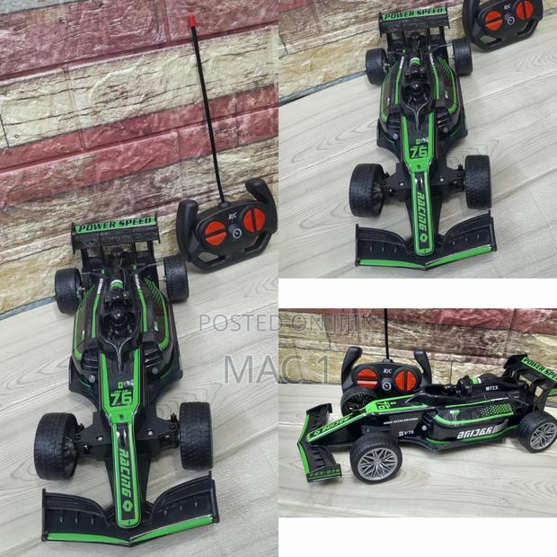 Green Formula One Toy Car - main view