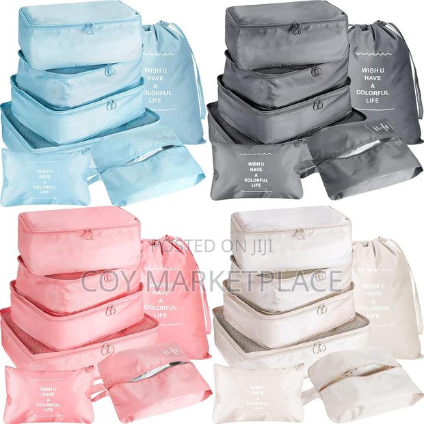 8in 1 Travel Bag Organiser