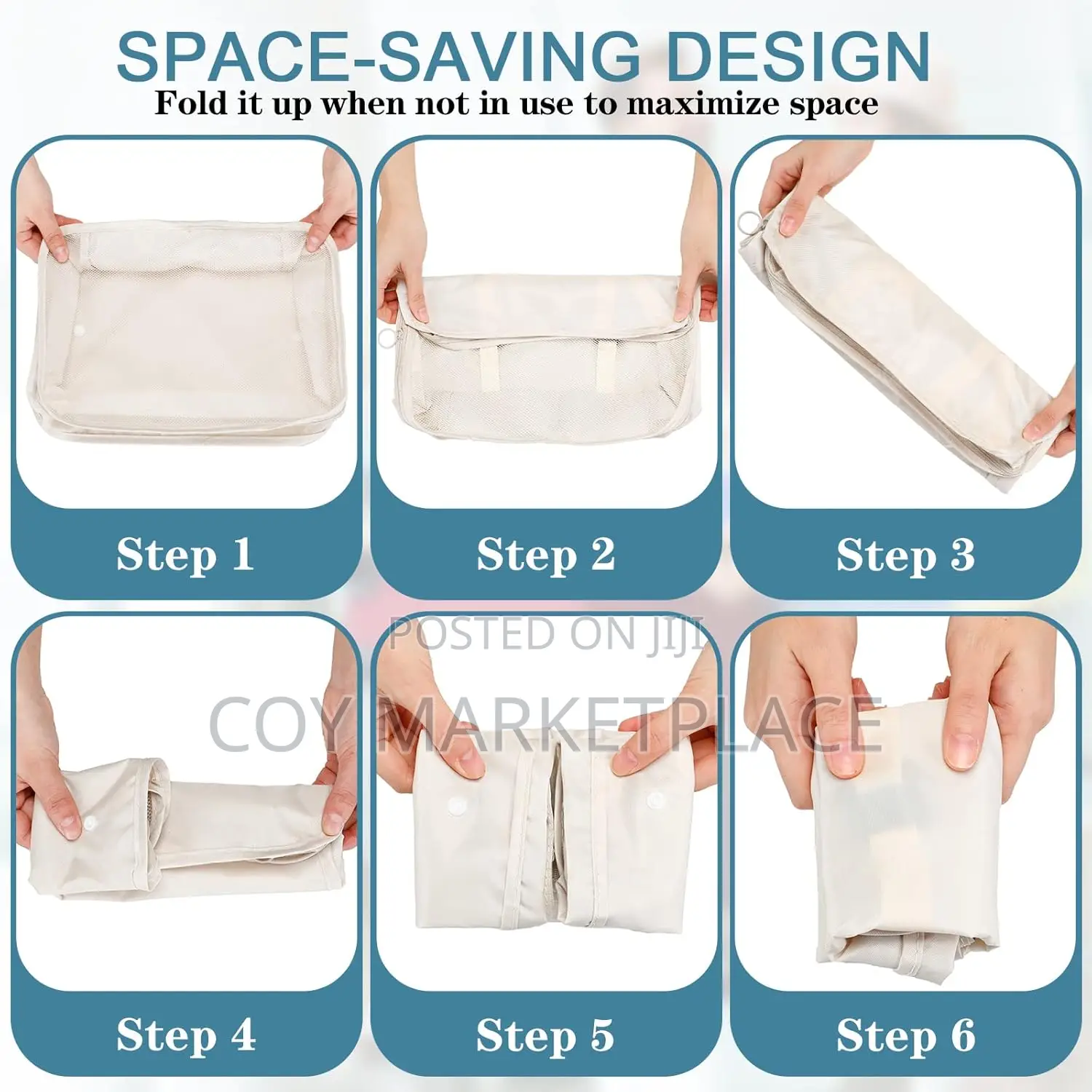8in 1 Travel Bag Organiser
