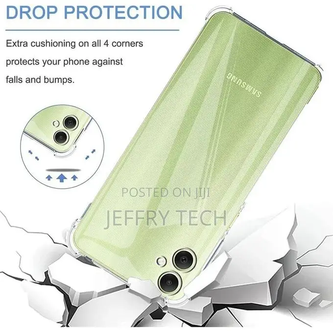Clear Case for Samsung Galaxy A06 Crystal and Transparent