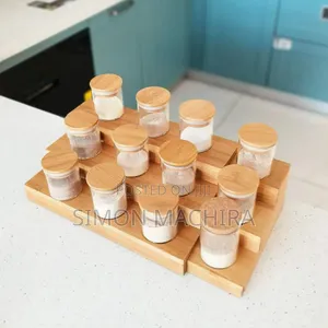 Expandable Wooden 3-Tier Rack
