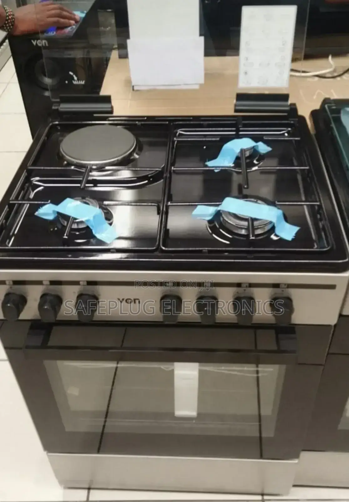 VON 3G +1E Standing Gas Cooker/ Electric Oven - 60by60