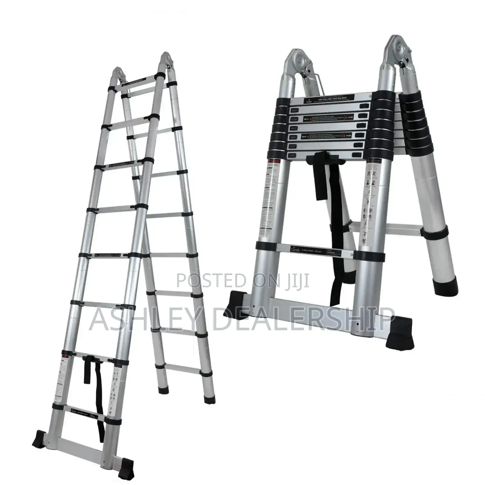 Double Telescopic Ladder 1.9m × 1.9m