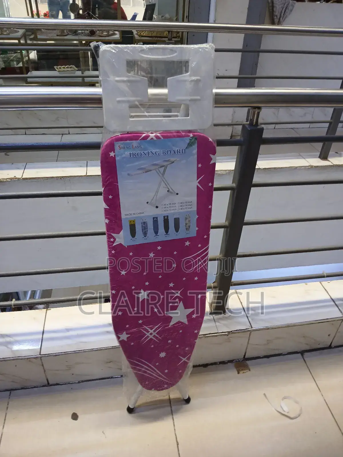 Foldable Metallic Ironing Board
