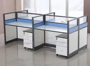 Modular 4 Persons Office Workstation