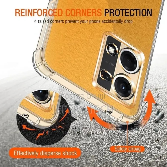Transparent Case for Oppo Reno 7 4G Militarygrade Protection
