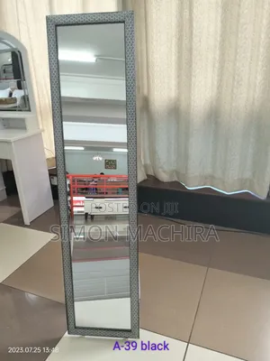 Executive Black Dressing Mirror