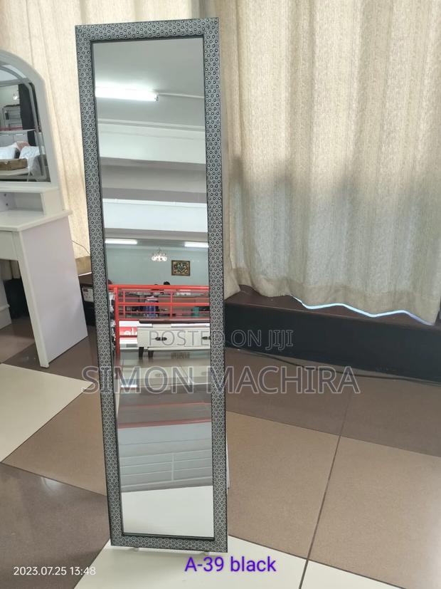 Executive Black Dressing Mirror
