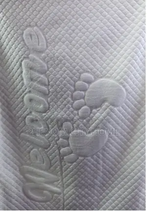 White Heavy Towel Design Bathmats