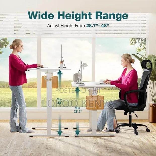 Office Desk: Motorized Height Adjustable Office Desk - thumbnail 4