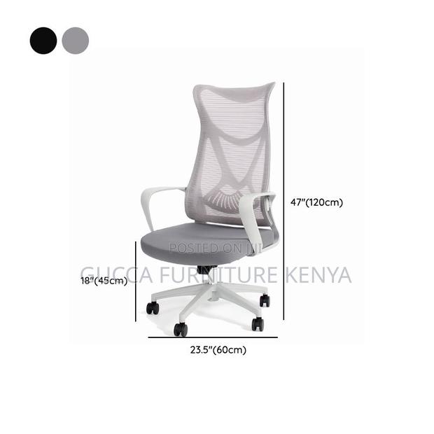 Office Chairs: Ergonomic Supportive Office Mesh Chair - thumbnail 3