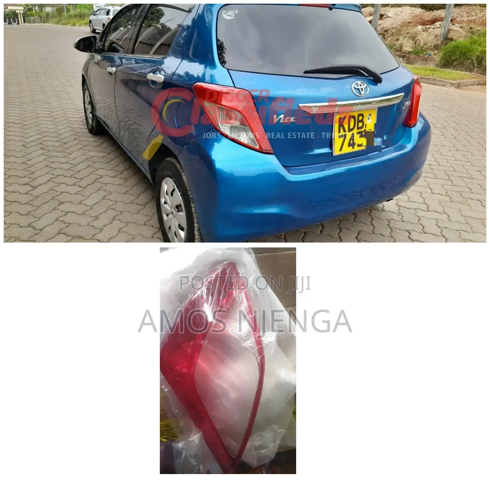 Vitz Jewella 2014 Tailight Lens