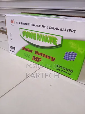 Powermate 200ah Mf Sealed Maintenance Solar Battery Mf200
