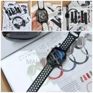 9-in-1 Ultra 2 Smartwatch With 7 Interchangeable Straps
