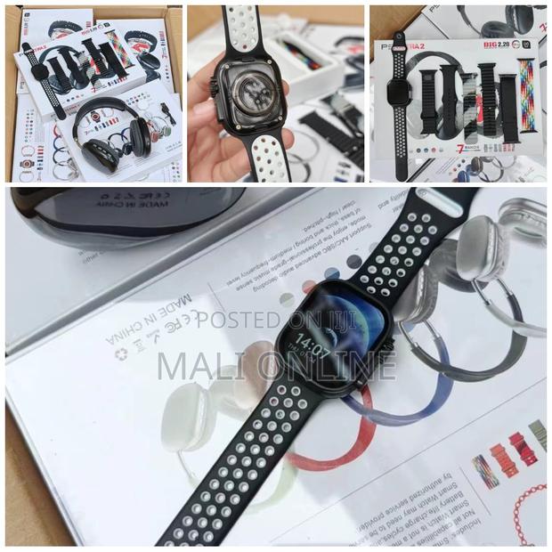 9-in-1 Ultra 2 Smartwatch With 7 Interchangeable Straps - thumbnail 3