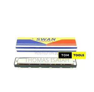 Swan 24 Holes Single Sided C Tremolo Harmonica Mouth Organ