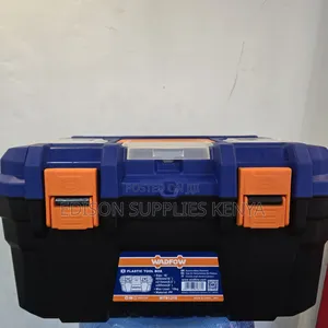 Plastic Tool Box 16'' Inch Wadfow Toolbox Lock Storage Box