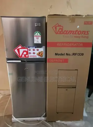 Brand New Ramtons 138 Litres Double Door Refrigerator