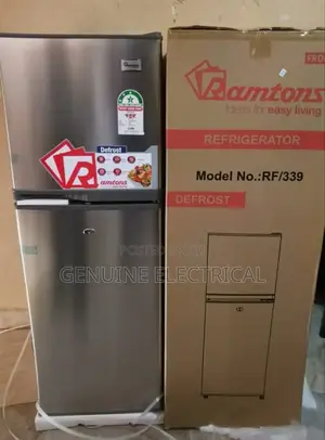 Good Quality Ramtons 138 Litres Double Door Refrigerator