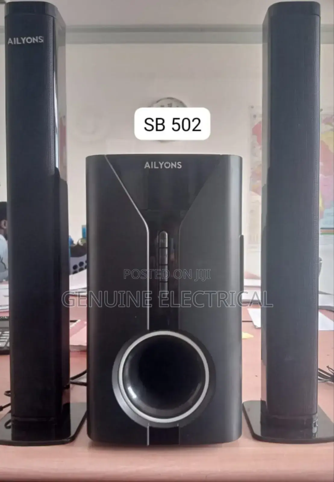 2.1ch Ailyons Sub Woofer System BT/USB/FM Tall Boy