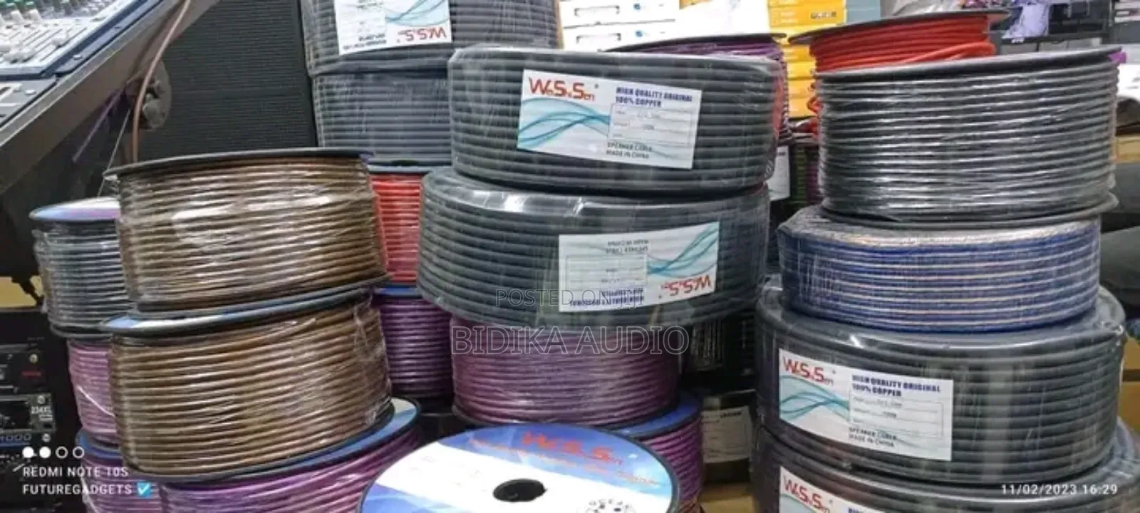 Brand New Speaker Cables 50metres