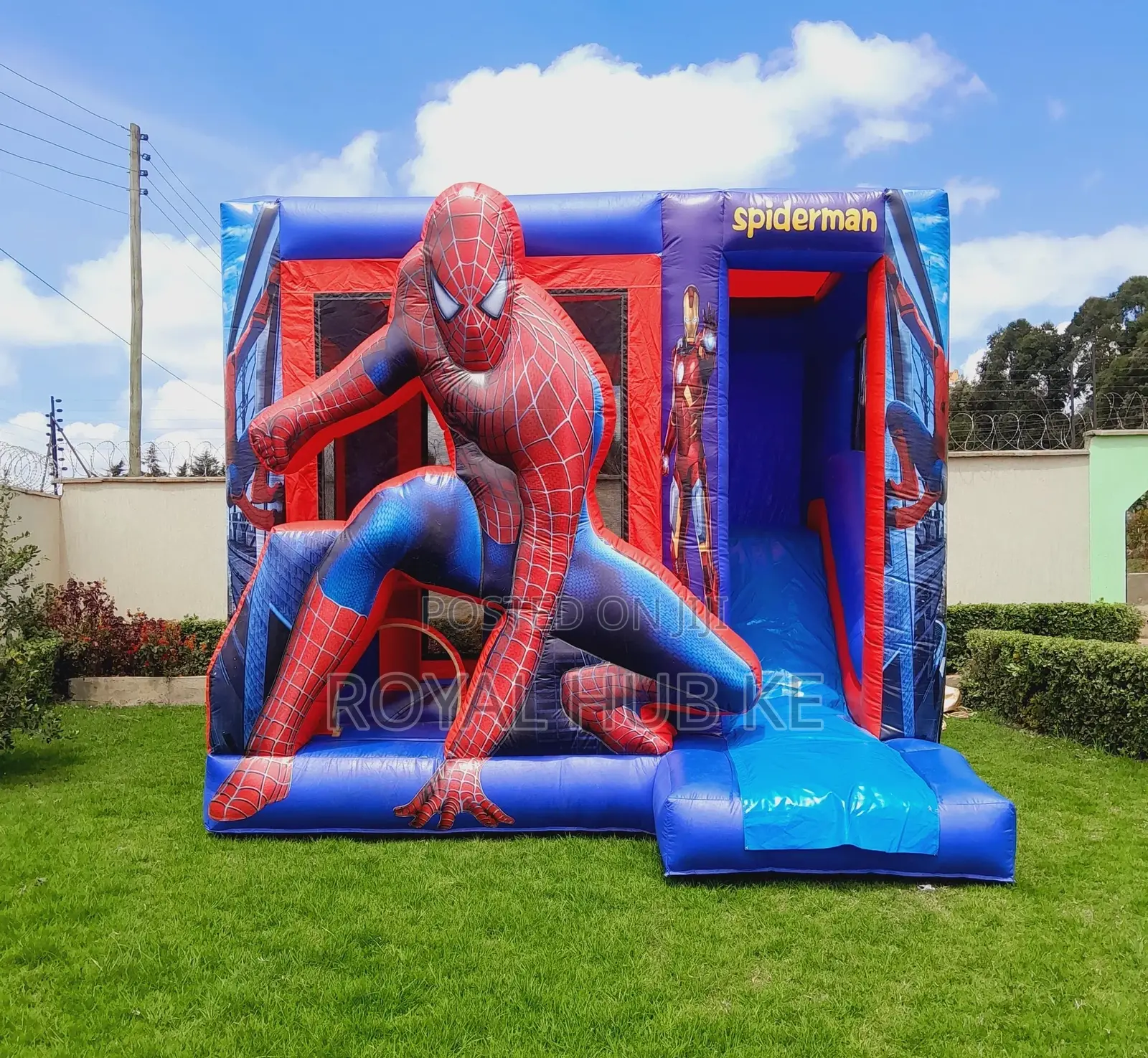 Spiderman Bouncing Castle