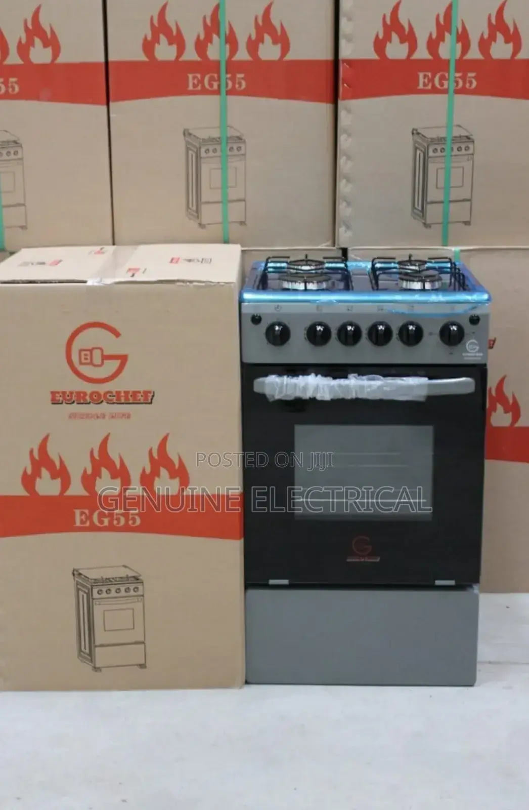 Brand New Eurochef Full Gas With Electric Standing Cooker