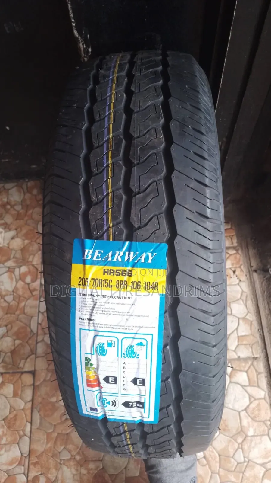 205/70r15c Bearway Tyres Brand New