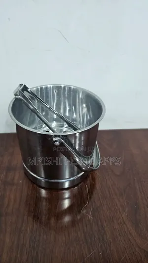 1.8L Stainless Steel Ice Bucket With Drip Tray