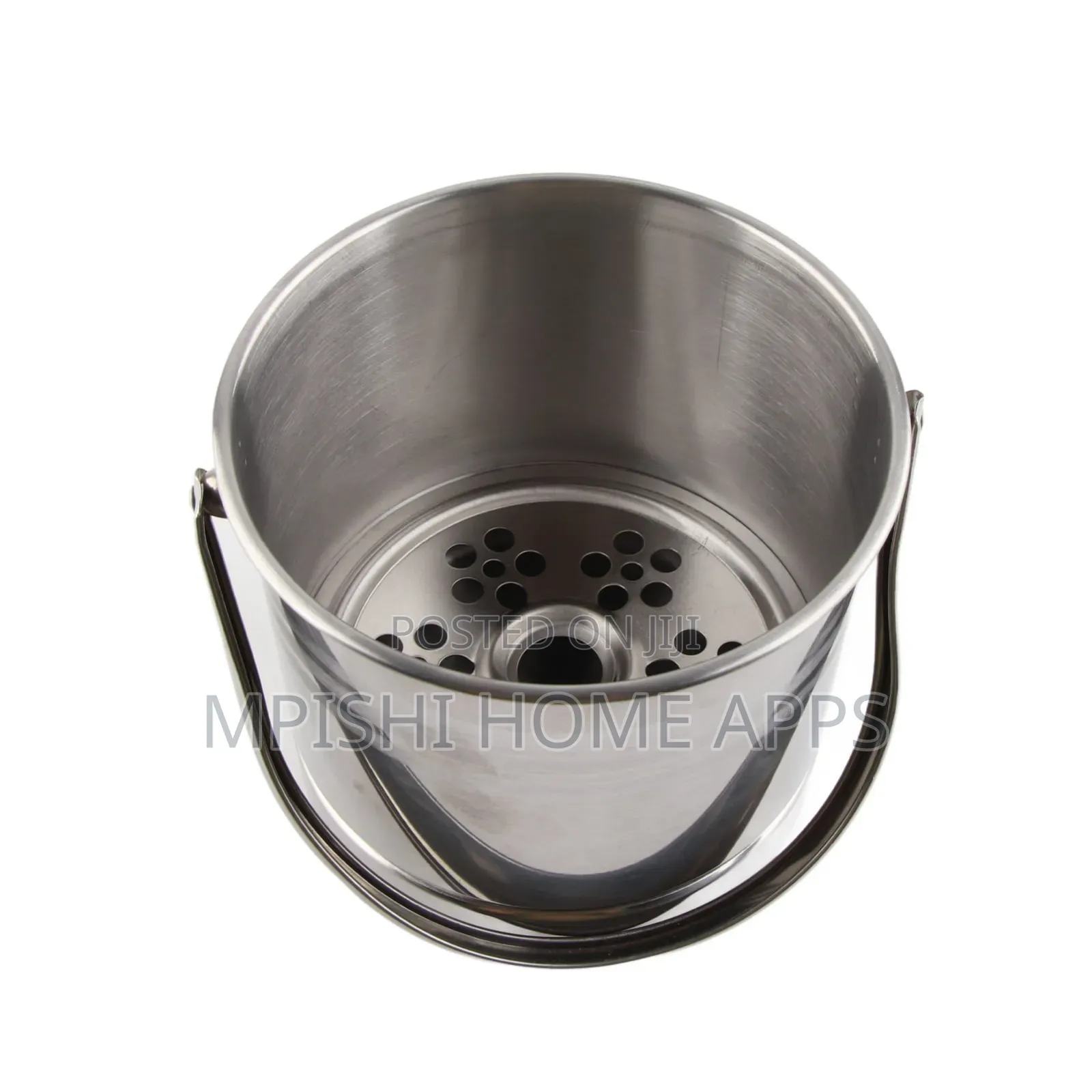 1.8L Stainless Steel Ice Bucket With Drip Tray