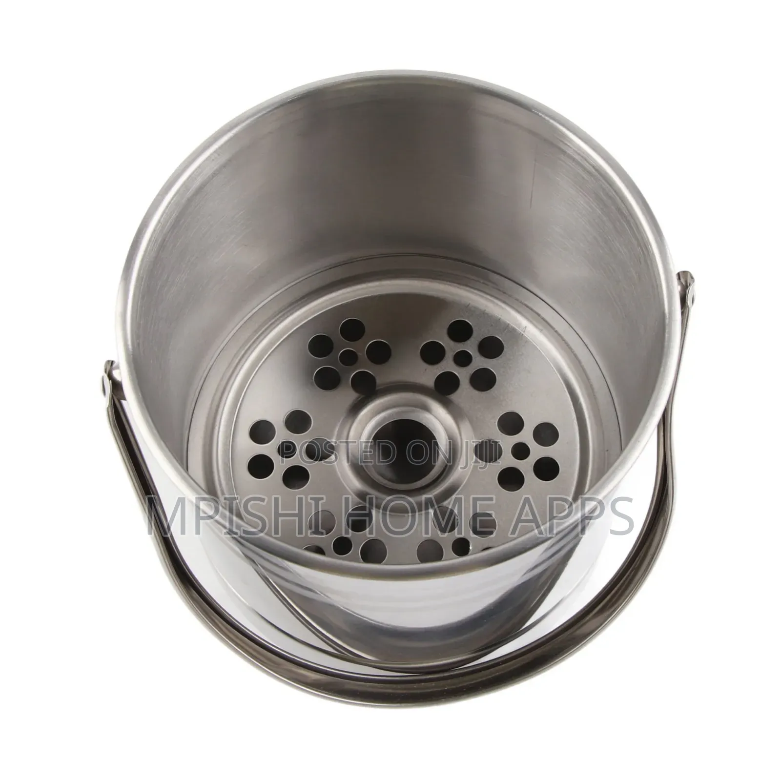 1.8L Stainless Steel Ice Bucket With Drip Tray
