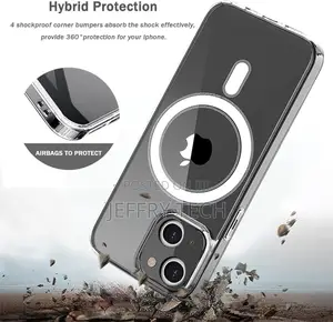 EMODIL Case for iPhone 15 Magsafe Clear Cover Magnetic Wire