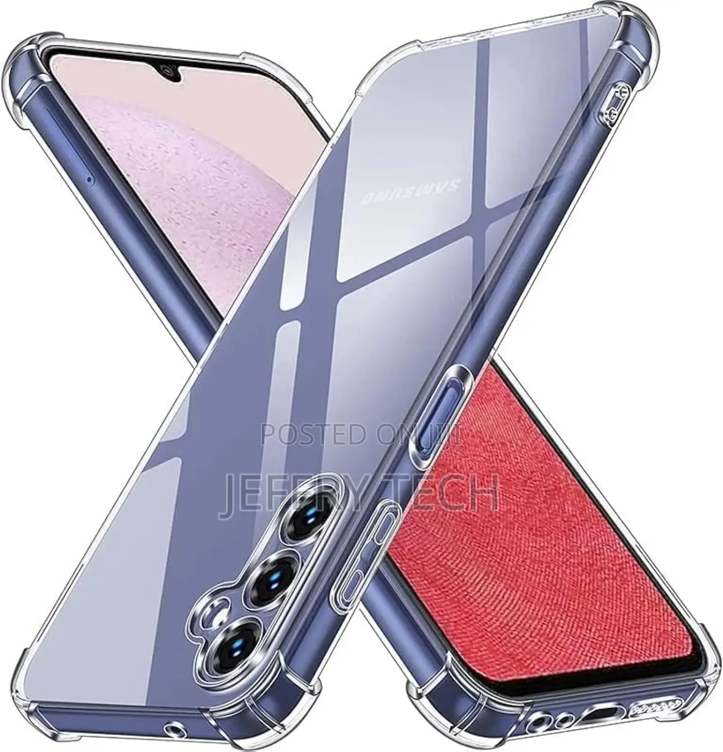 EMODIL Samsung Galaxy A24 Case Cover Clear Back Air Cushion