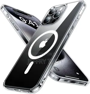 EMODIL iPhone 15 Pro Magsafe Clear Cover Wireless (Clear)