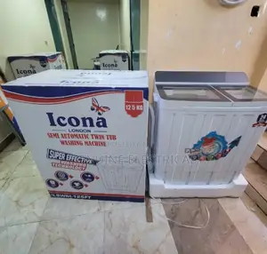 Icona 12.5kg Twin Tub Washing Machine