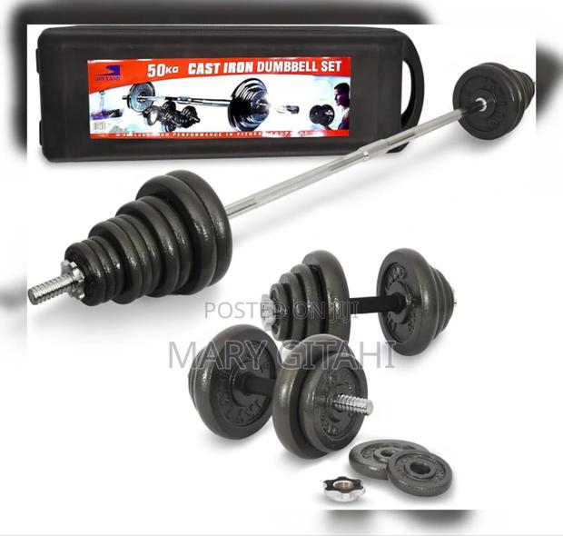 50 Kg Dumbbell Set on Offer - main view