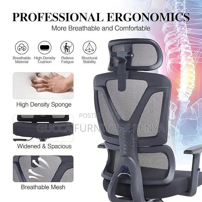 Office Chairs: Orthopedic Adjustable Desk Chair for Study